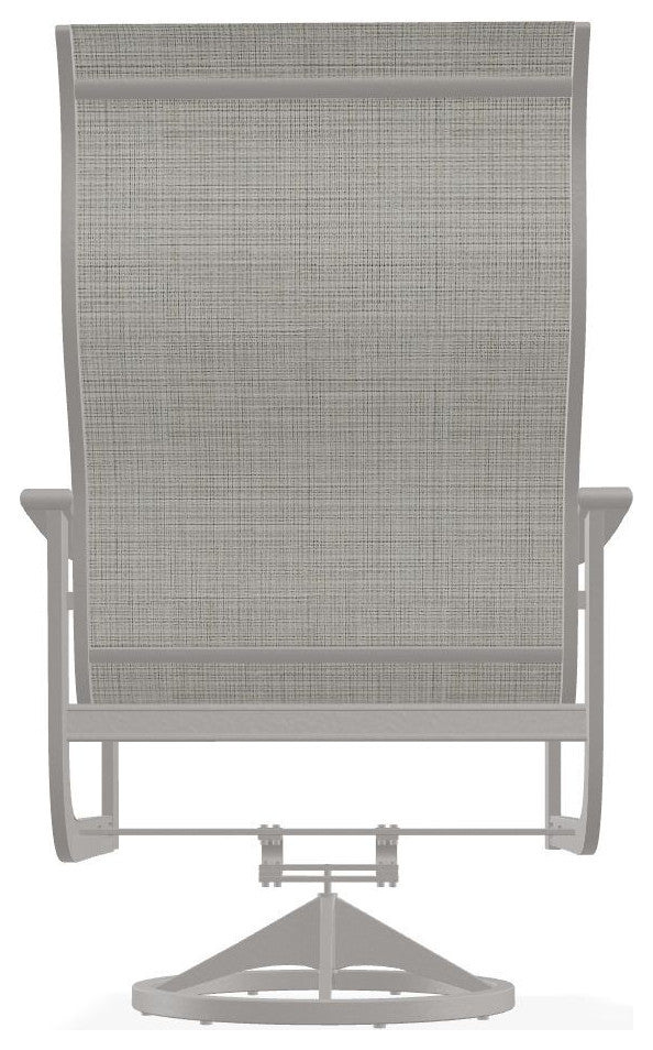 St. Catherine Sling Outdoor Supreme Swivel Rocker, Deacon/Warm Gray