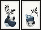 Bamboo Arrangement Diptych, 2-Piece Set, 8x12 Panels