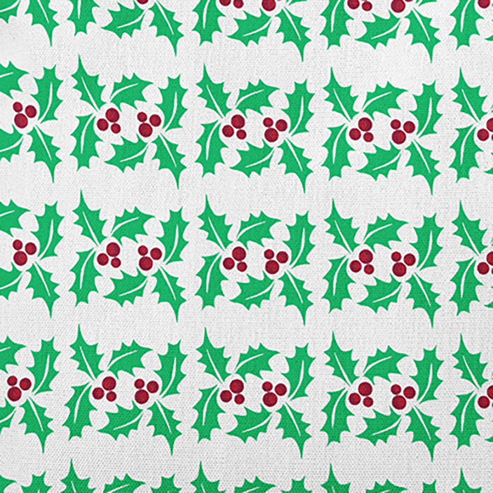 Holly Stripes Accent Pillow, Bright Green, 26"x26"