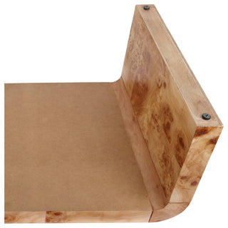 Adriel Burl Wood Coffee Table, Natural Burl