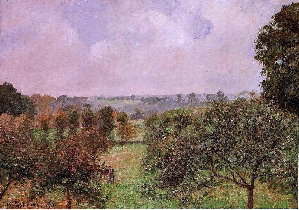 Camille Pissarro After the Rain Autumn Eragny Wall Decal Print