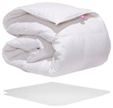 White Down Comforter, Full, Regular Weight