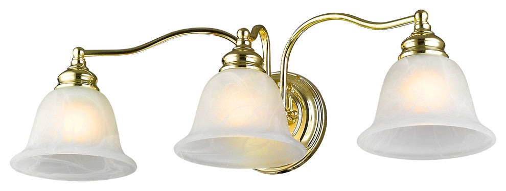Essex Bath Light, Polished Brass