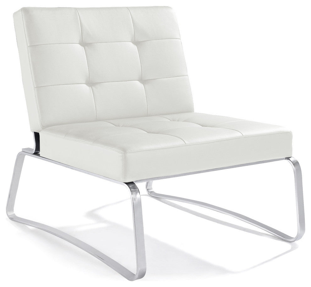 Hermes Lounge Chair by Nuevo Living , White