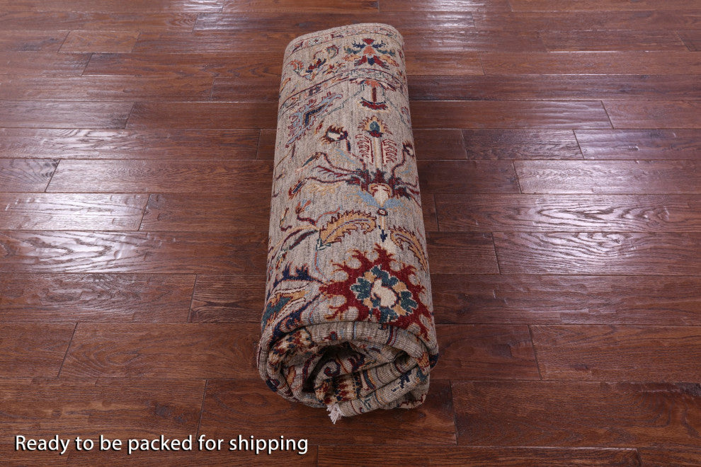 Handmade Persian Tabriz Wool Rug 6' 9" X 9' 10" Q11280