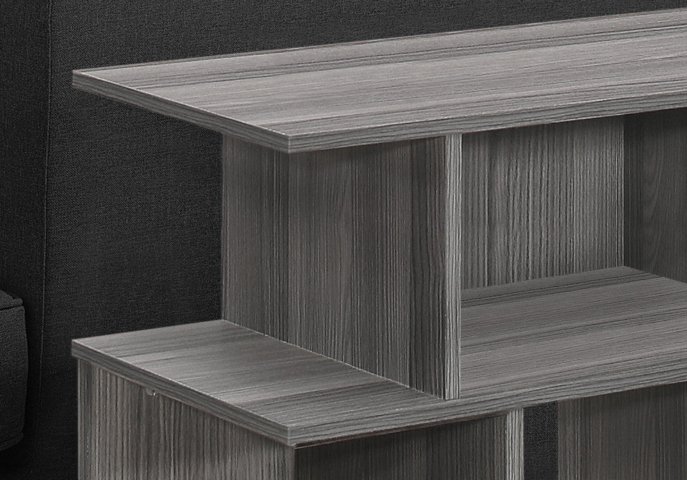 Accent Table Side End Nightstand Lamp Living Room Bedroom Laminate Grey