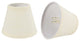 32062-2 Small Hardback Empire  Chandelier Clip On Lamp Shade Beige 3"x5"x4"
