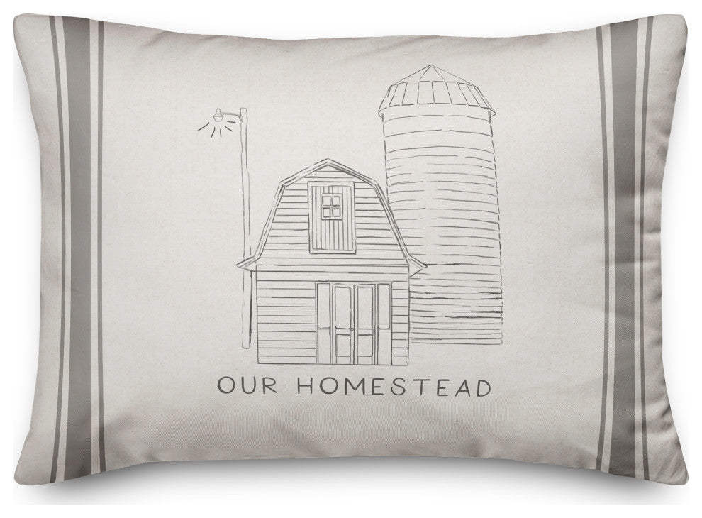 Our Homestead 14"x20" Spun Poly Pillow