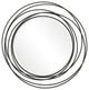 Uttermost Whirlwind Black Round Mirror 09704