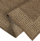 Outdoor Collection Geometric Area Rug - UV Safe Rug, Neutral, 5'3"x7'6"