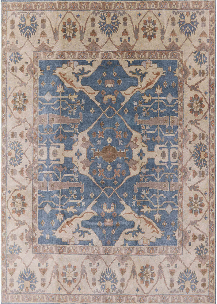 Ahgly Company Indoor Rectangle Mid-Century Modern Area Rugs, 7' x 9'