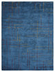 HAND KNOTTED LOOM SILK ECO-FRIENDLY RUGS-5'x8',Rectangle,Blue Red,Contemporary