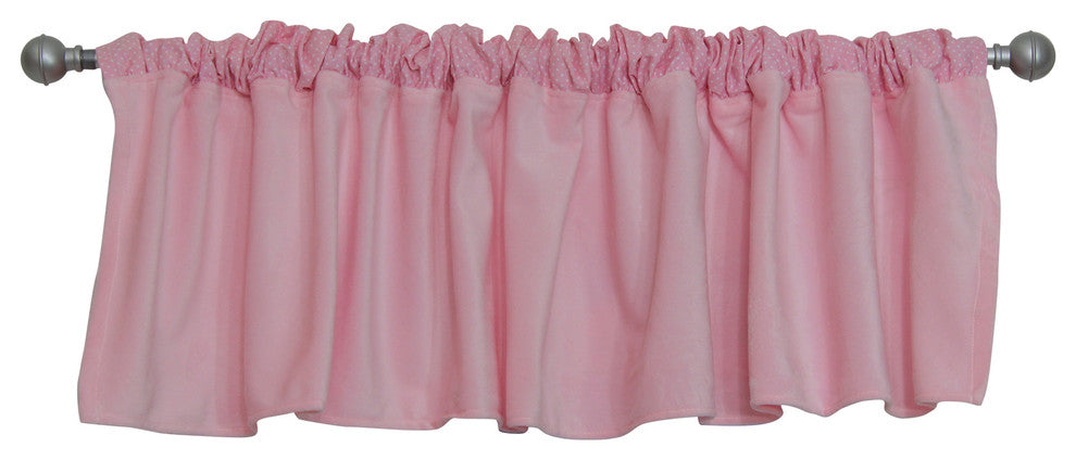 Imagination Velour Valance, Pink