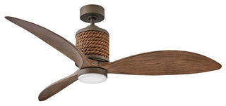 Hinkley Marin 60" LED Indoor/Outdoor Ceiling Fan, Metallic Matte Bronze