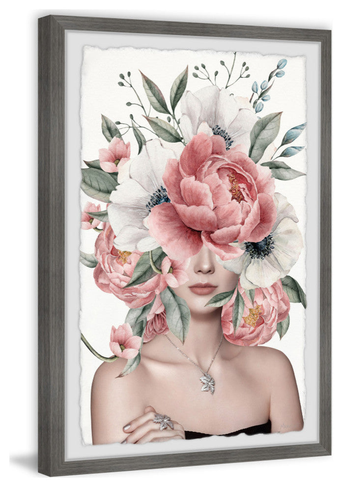 "Enchanted Beauty" Framed Painting Print, 12x18