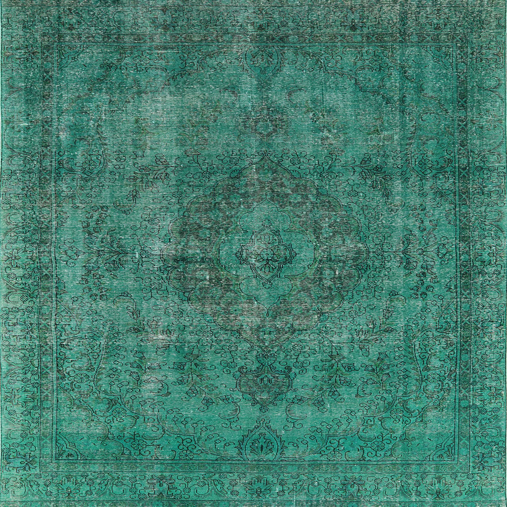 Ahgly Company Indoor Square Mid-Century Modern Area Rugs, 8' Square