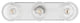 Generation Lighting, KSV1023PNGW, Medium Glass Vanity, Polished Nickel