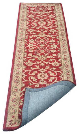 HAND TUFTED WOOL ECO-FRIENDLY AREA RUGS - Runner,Red Gold,Oriental