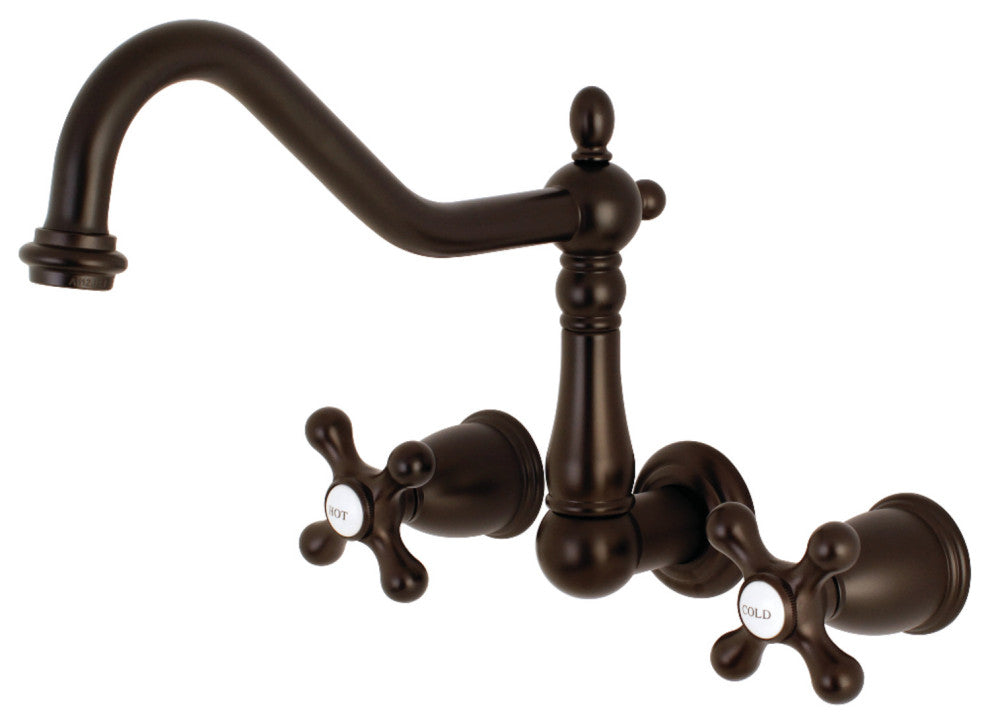 Kingston Brass Wall Mount Kitchen Faucet, Oil Rubbed Bronze