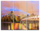 "Calgary at Night" Photography Metal Wall Art, 3 Panels, 36"x28"