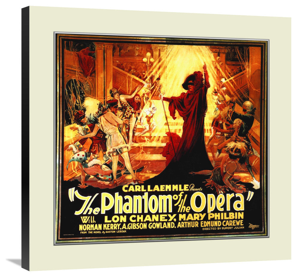 "phantom poster A" Stretched Canvas Giclee by Hollywood Photo Archive, 30x30"