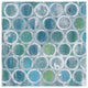 "Stack of Tubes Blue" Digital Paper Print by Albena Hristova, 32"x32"