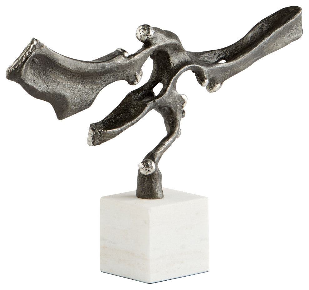 Rivulet Sculpture, Brz, Wh