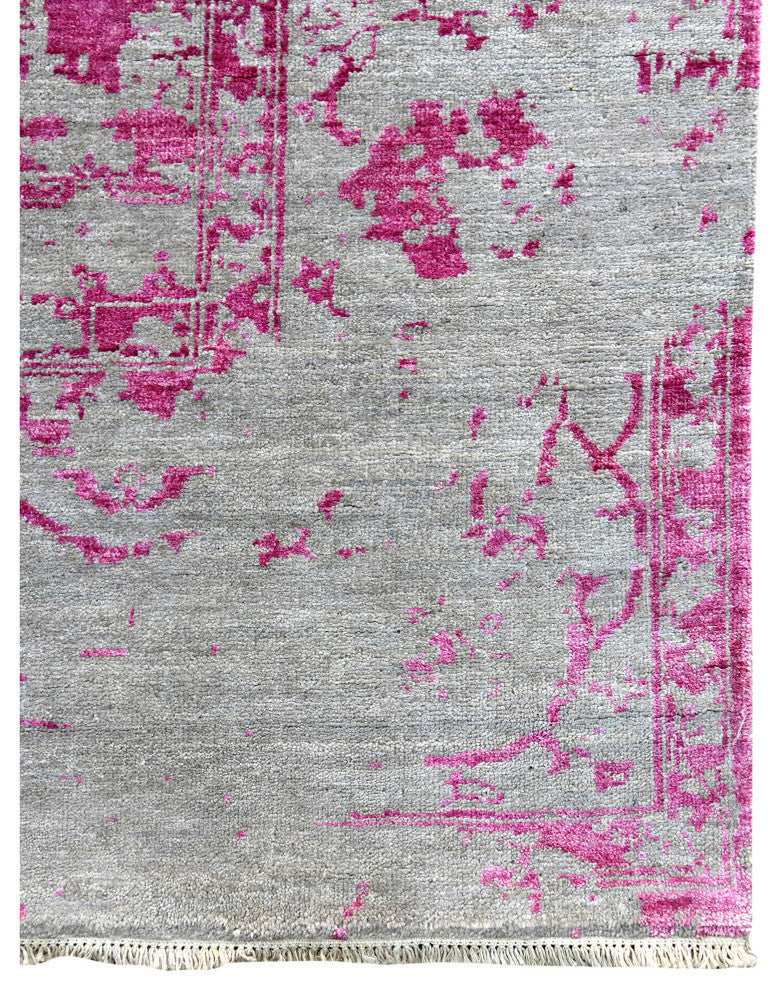 Dazzle Area Rug, Pink, 8' x 10', Medallion