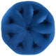 Tufted Accent Chair Ottoman, Round, Velvet, Blue Navy, Modern, Lounge
