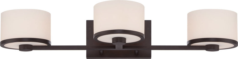 Nuvo 3-Light Halogen Venetian Bronze Celine Vanity and Wall Light Fixture