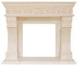 President Series Churchill Cast Stone Fireplace Mantel