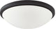 Nuvo Black LED 17" Flush Mount
