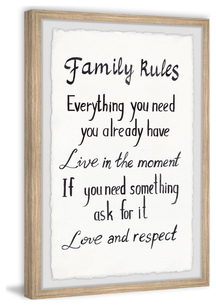 "Love and Respect" Framed Painting Print, 8x12