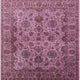 Ahgly Company Indoor Square Mid-Century Modern Area Rugs, 4' Square
