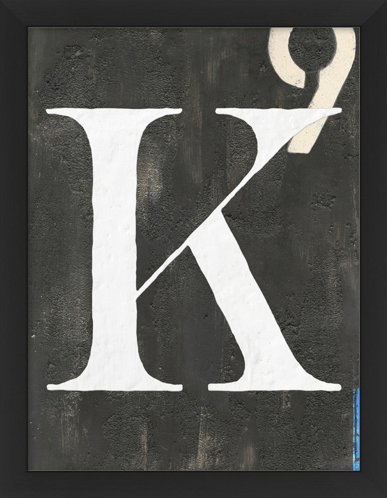 Alphabet "K", Giclee Reproduction Artwork
