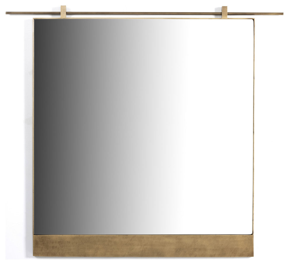 Chico Mirror-Antique Brass