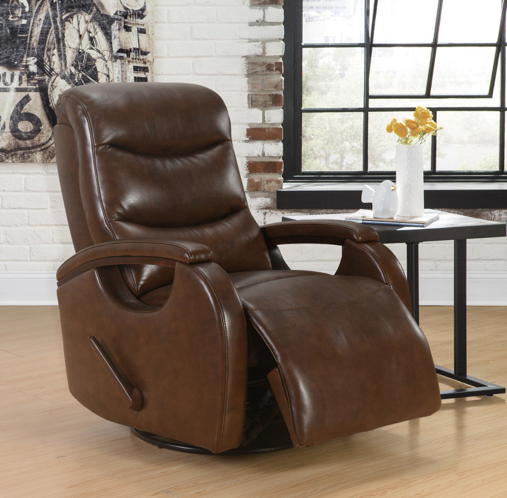 Jonas Swivel Glider Recliner, Wenlock Double Chocolate