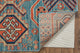Weave & Wander Kezia Rug, River Blue/Red Orange, 10ft x 13ft-2in