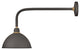 Hinkley Foundry 1-Light Outdoor Wall Mount Lantern, Museum Bronze