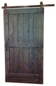 Rustic Sliding Barn Door, Espresso, 84"x36"