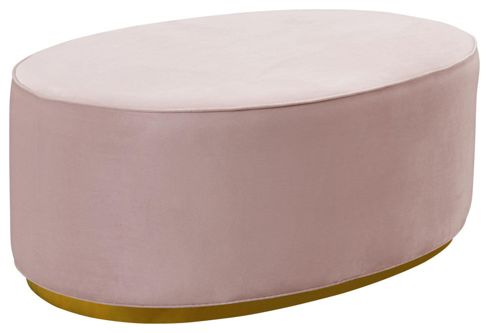 TOV Furniture Scarlett Blush Ottoman