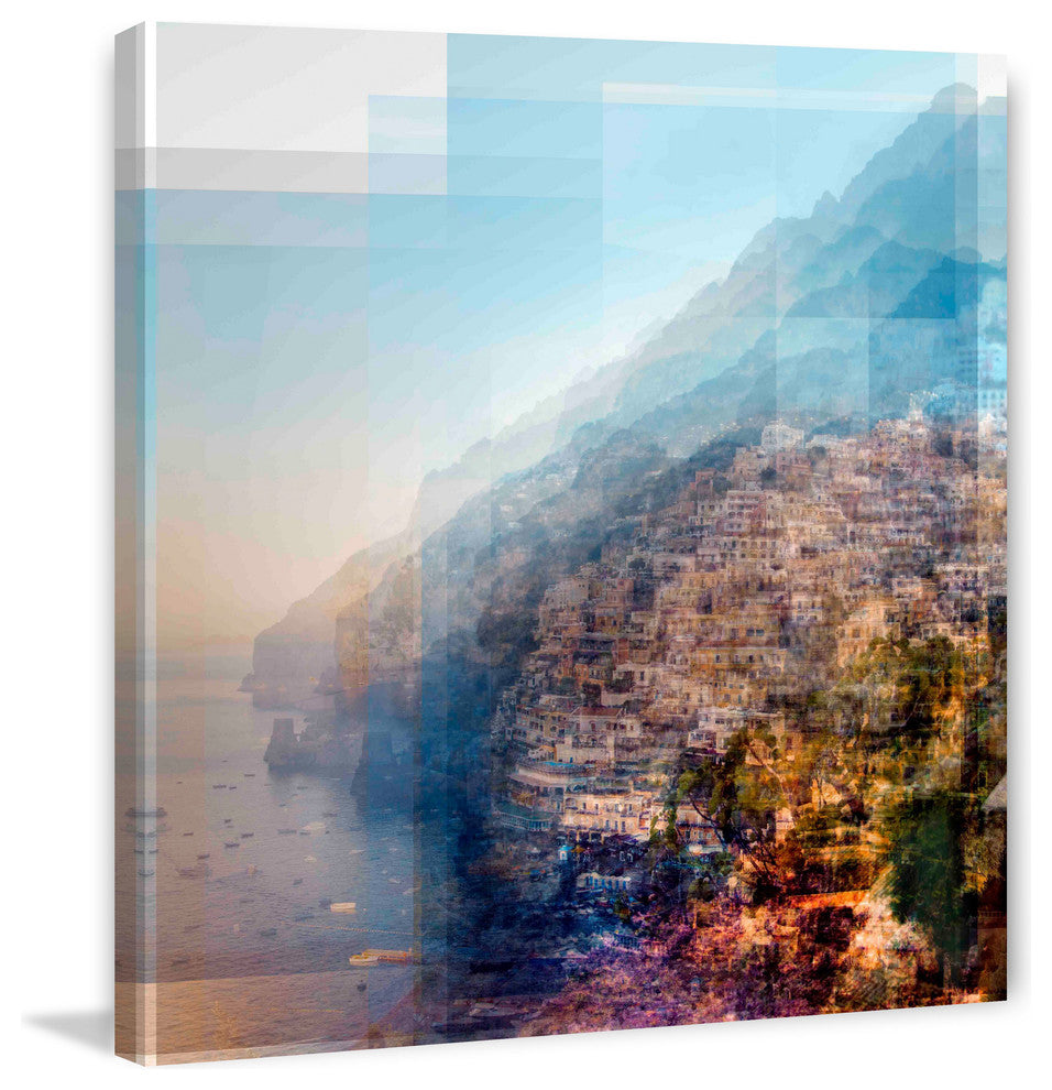 "Positano 2" Painting Print on Canvas
