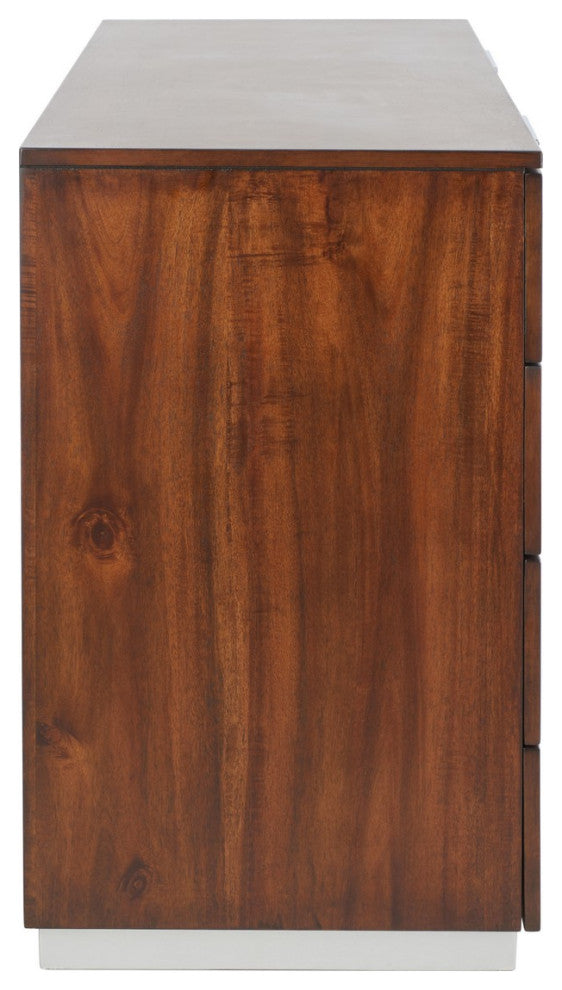 Safavieh Couture Brylin 8 Drawer Dresser Dark Walnut
