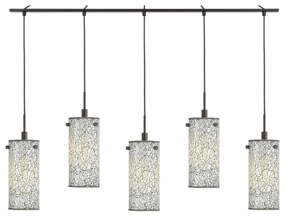 Woodbridge Lighting Tube 5-Light Linear Pendant