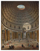 "Interior of the Pantheon, Rome, 1747" Print by Giovanni Paolo Panini, 33"x42"