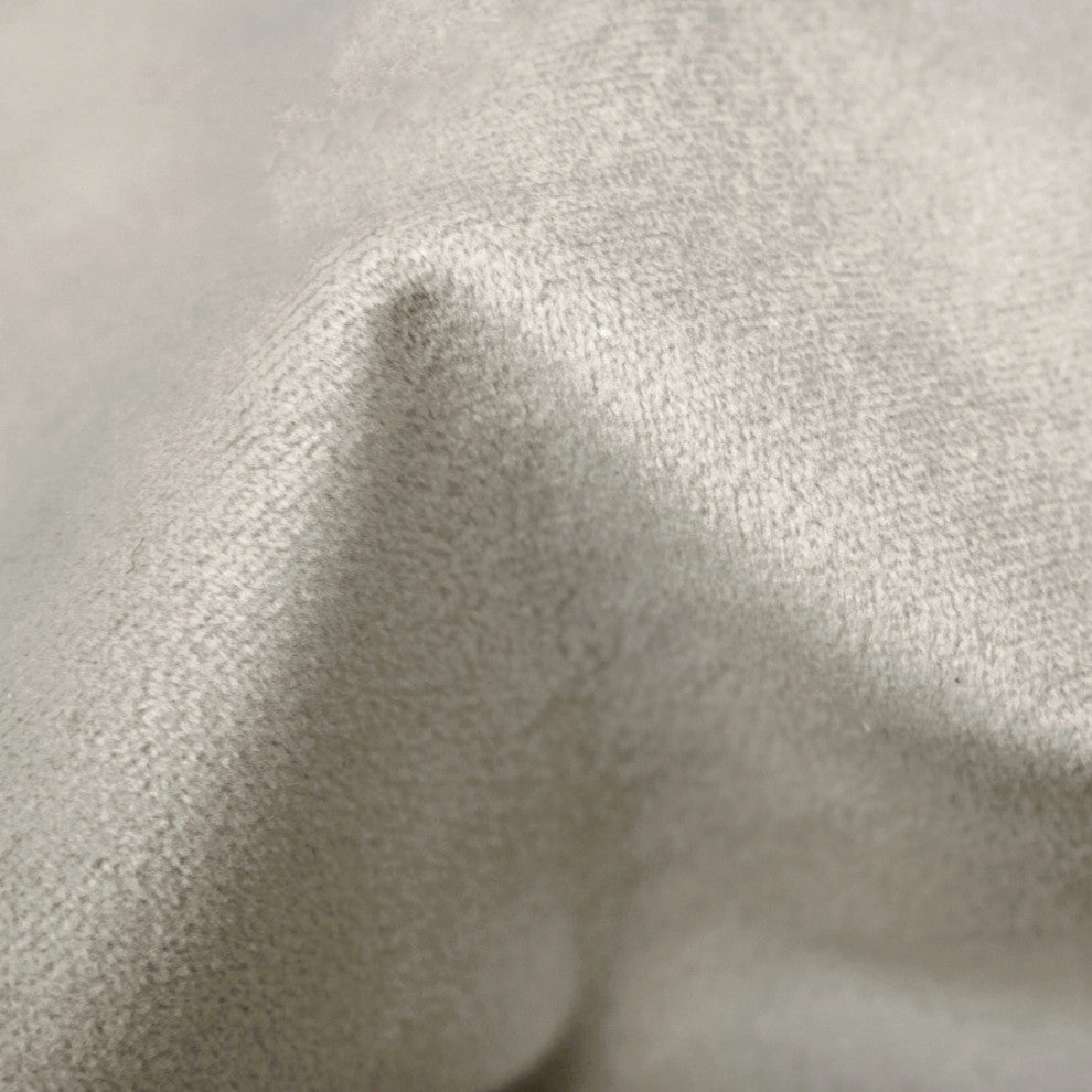 Williams King Nail Button Tufted Wingback Platform Bed, Velvet Light Gray