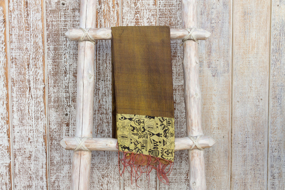Charming Silk Kantha Scarf