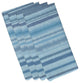 Raya De Agua, Stripe Print Napkin, Set of 4, Light Blue