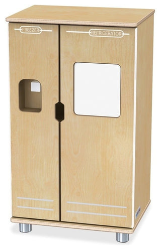 Truemodern, Play Kitchen Fridge, Anodized Aluminum