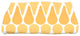 28 x 58-inch, Watermelon Seeds, Geometric Print Bath Towel, Yellow